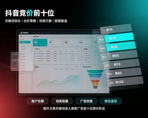 茂县抖音搜索竞价